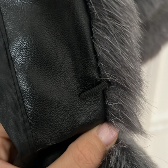 Faux Fur Midi Coat Size Small - Picture 6 of 11